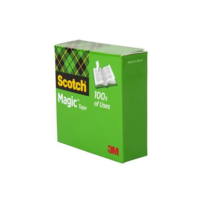 Scotch Magic Tape, Invisible, Home Office Supplies and Back to School Supplies for College and Classrooms, 6 Rolls