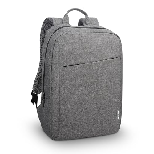 Lenovo Casual Laptop Backpack B210 - 15.6 inch - Padded Laptop/Tablet Compartment - Durable and Water-Repellent Fabric - Lightweight - Grey