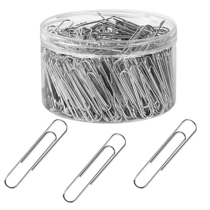Silver Paperclips | Large -2 Inch Jumbo Paper Clips | 280 Pcs