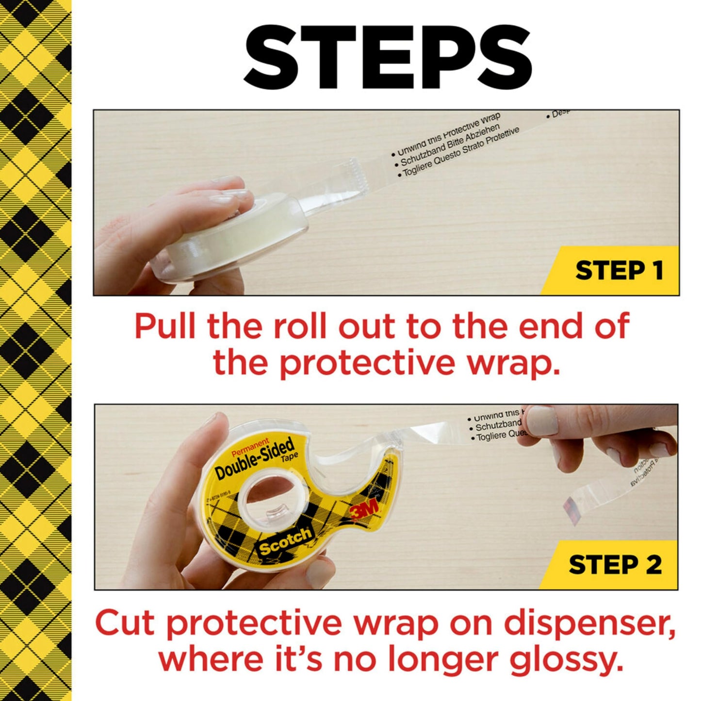 Scotch Double Sided Tape with Tape Dispenser, Office and School Supplies for Arts and Crafts, Alternative to Scrapbooking Tape, 0.75 in. x 500 in., 6 Tape Rolls with 6 Tape Dispensers