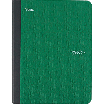 Five Star Composition Books + Study App, 4 Pack, College Ruled Paper, 9-3/4" x 7-1/2", 80 Sheets, Red, Green, Blue, Black (850065B-ECM)