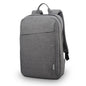 Lenovo Casual Laptop Backpack B210 - 15.6 inch - Padded Laptop/Tablet Compartment - Durable and Water-Repellent Fabric - Lightweight - Grey
