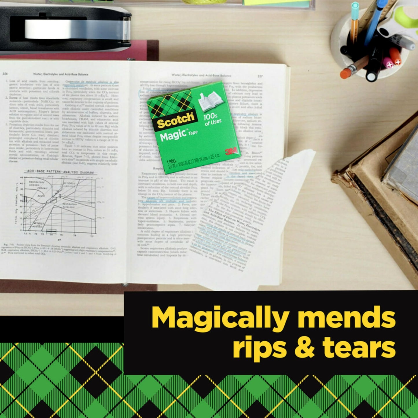 Scotch Magic Tape, Invisible, Home Office Supplies and Back to School Supplies for College and Classrooms, 6 Rolls