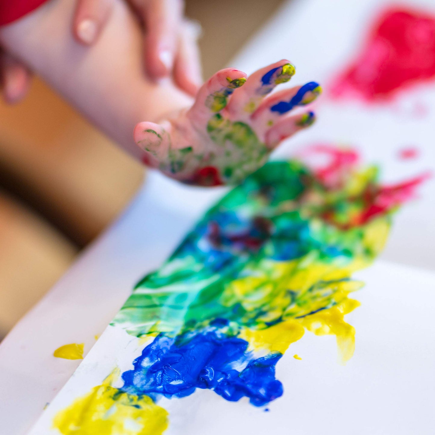 Crayola Washable Finger Paints (6ct), Toddler Paint Set, Finger Paint for Kids, Preschool Supplies for Teachers, Nontoxic [Amazon Exclusive]