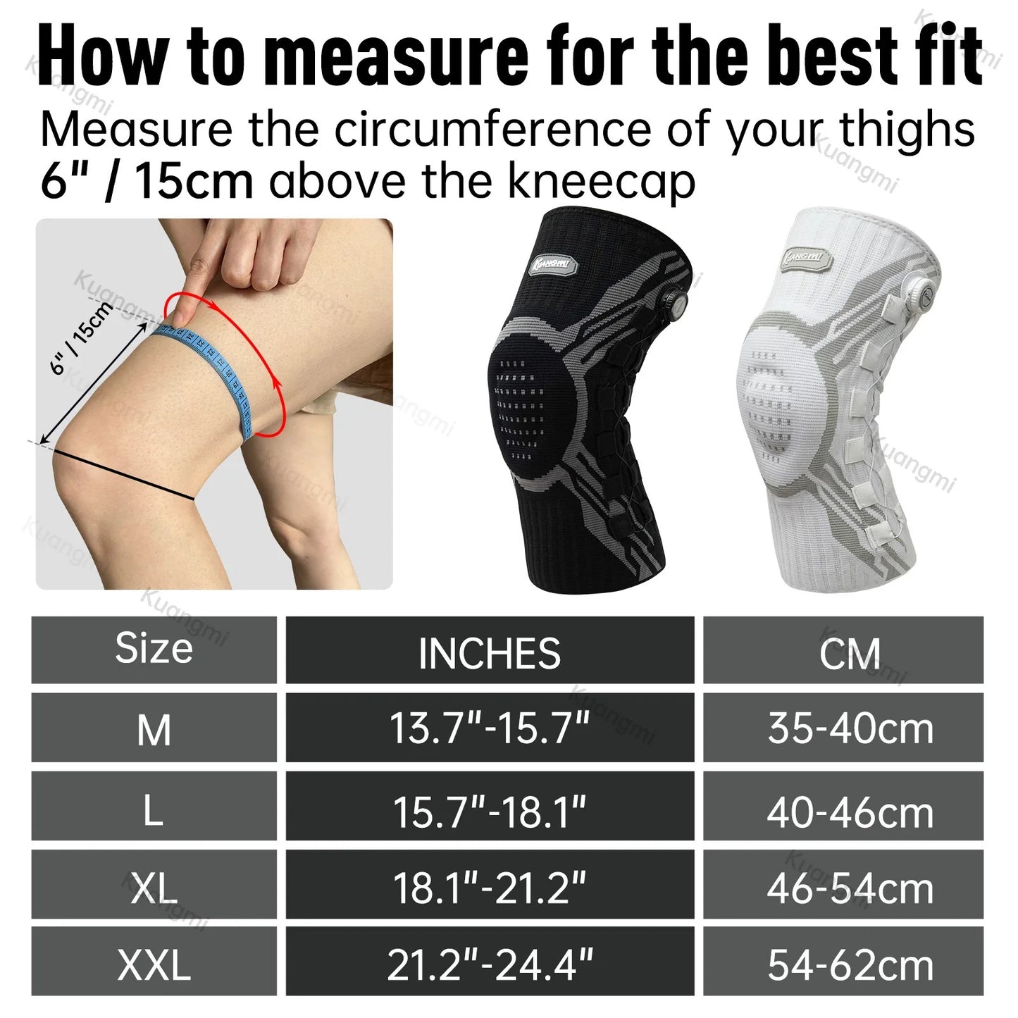 Professional Knee Brace Support for Pain Relief, Joint Recovery and Sports
