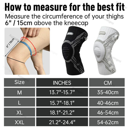 Professional Knee Brace Support for Pain Relief, Joint Recovery and Sports