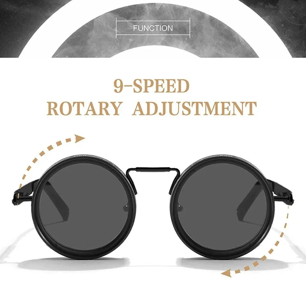New ND2-400 Adjustable Dimming Glasses ND Filter UV400 Fishing Sunglasses 9 Level Sun Glasses Driving