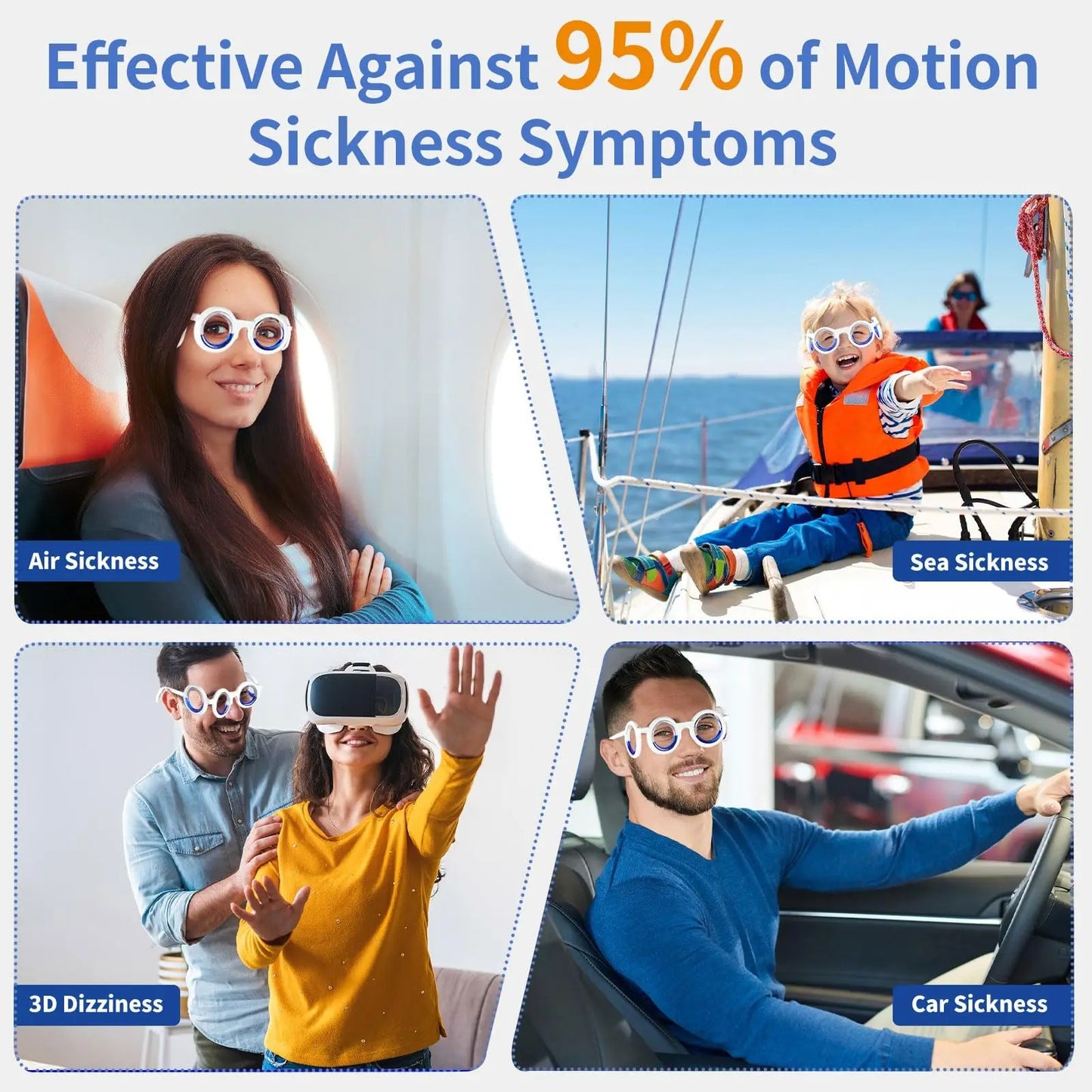 Anti Vertigo Glasses Motion Sickness Glasses